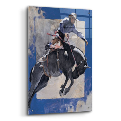 Kensaku Countdown in Blue par J.E. Knauf - impression sans cadre