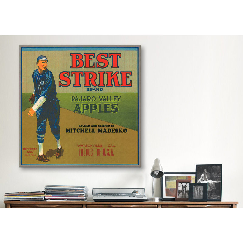 « best strike brand », affichez les étiquettes sur toile, H 37 po x l 37 po x P 0,75 po