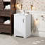 Meuble-lavabo simple de 20 po avec meuble-lavabo en céramique et tablette réglable sans robinet inclus-1071870728