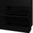 Adjustable Storage Cream Style Shoe Cabinet, 6 Flip Drawers, Narrow Build, 3 Hooks, Black For Entryway Space Saving Storage, Modern Elegant-1487133518
