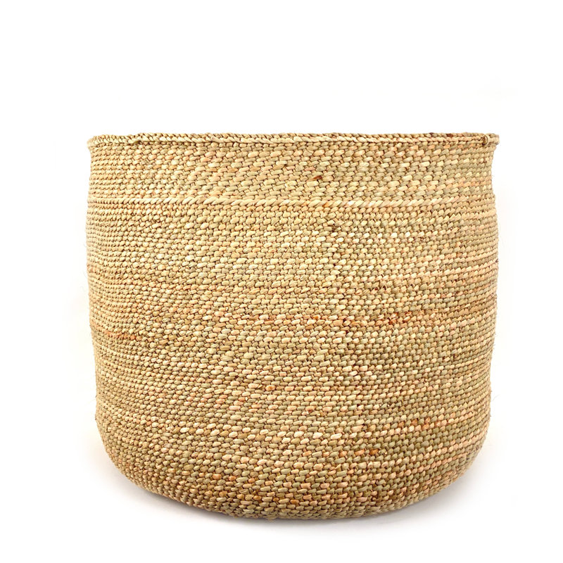 Iringa Basket, Natural, 14" H x 14" W x 14" D