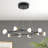 Neydi 10 - Light Sputnik Shaded LED Chandelier