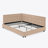 Velvet Upholstered Tufted Bed Frame | Sofa Bed with Plush Backrest & Armrests | Comfortable Multi-Functional Bed for Bedroom, Living Room & Small Apartments-1992862709-1992862711