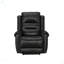 Leather With Nailhead Double Power Recliner