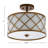 Wachter Fabric Semi Flush Mount-32866983