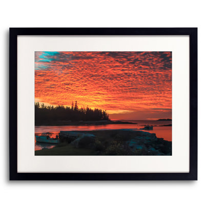 Sunrise Penobscot Bay Print by Tom Kostes