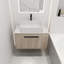 Ensemble de meuble-lavabo mural simple 30 po Lucila
