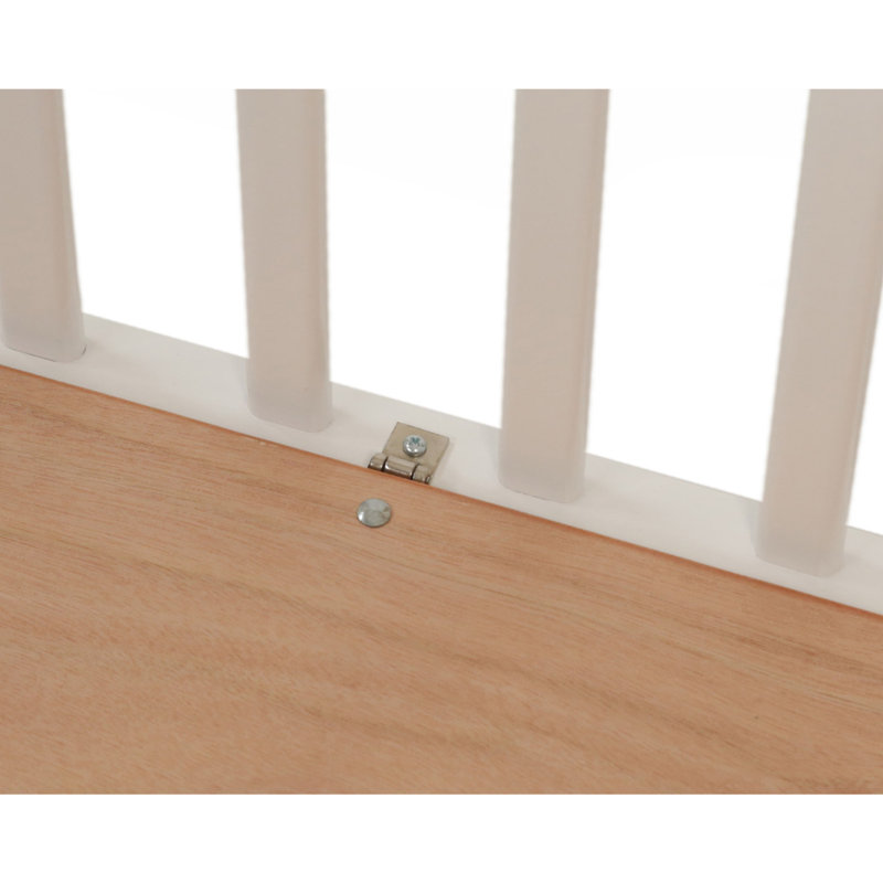 The Little Wood Crib-Mini/Portable Folding Wood Crib-White