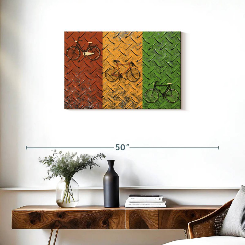 Mehar Bicycle Set, 20" H x 30" W