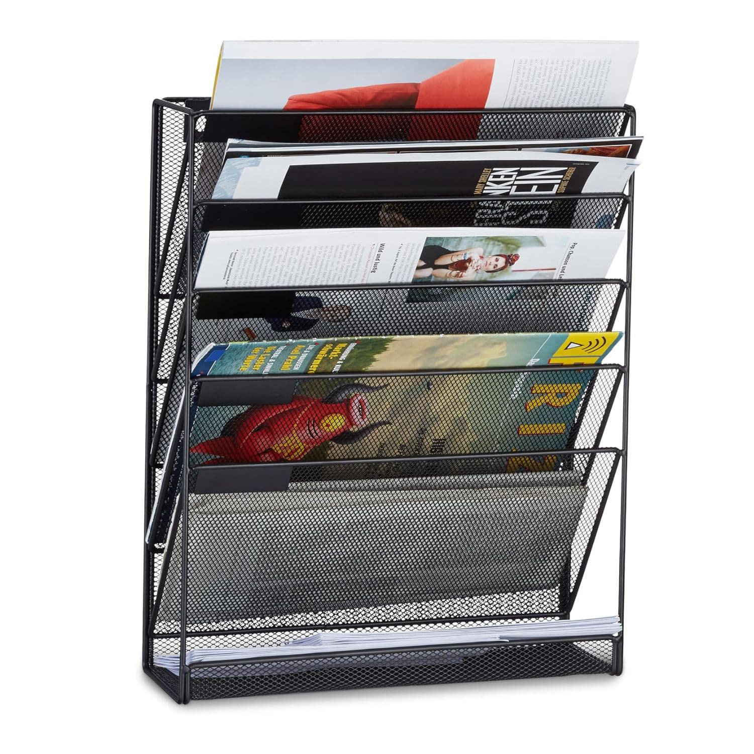 Williston Forge Wall - Mount Metal A4 Newspaper & Catalogue Magazine ...