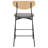 Ryker Upholstered Counter Stool with Metal Frame-1079169008