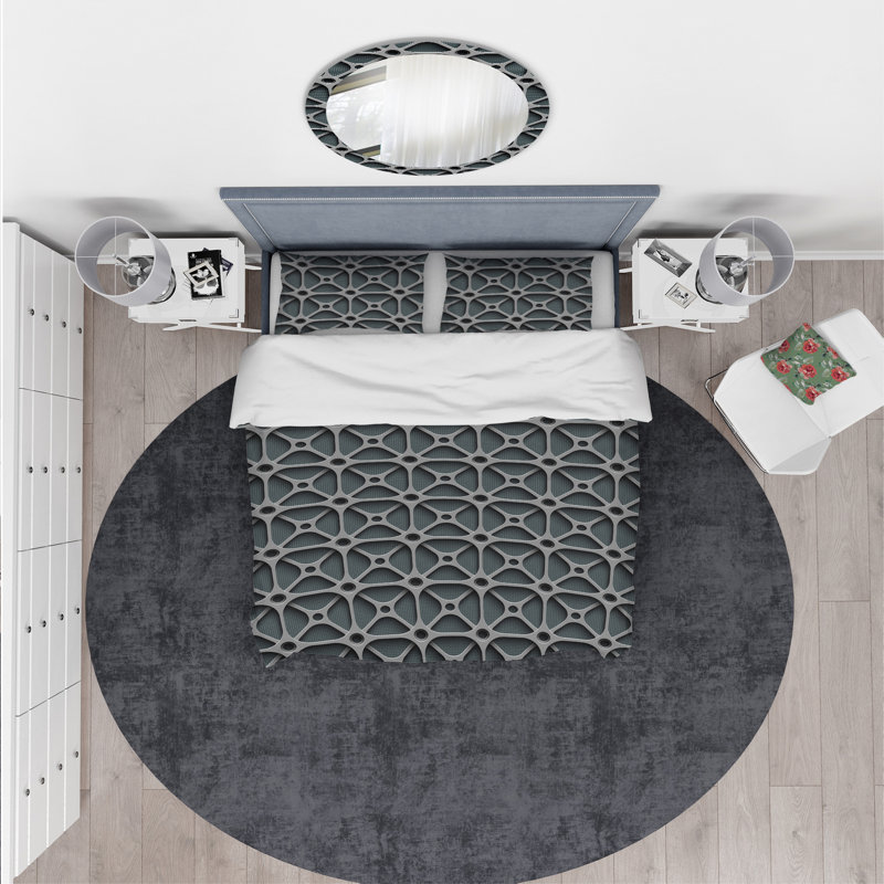 Ensemble de housse de couette designart technology, Housse de couette très grand + 2 taies décoratives