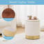 Repose-pieds rond en velours avec rangement-1318248763