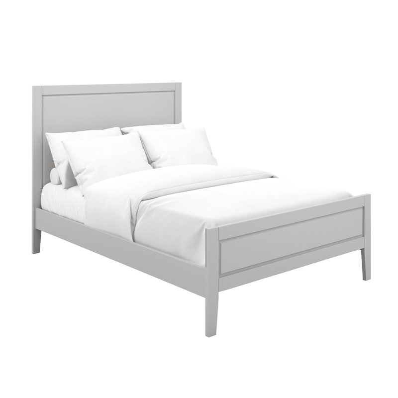 BAY WOODEN BED, Kingsize (5'), Grey