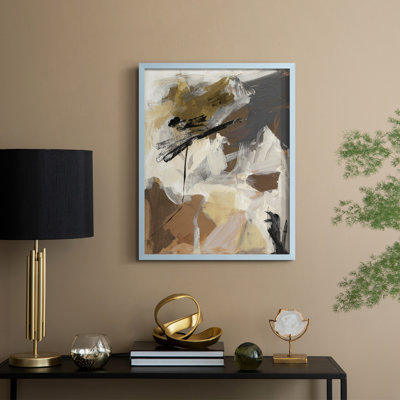 «Peak Ascender II», reproduction encadrée - bois massif