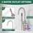 Free Standing Tub Faucet, High Flow Freestanding Bathtub Faucet with Handheld Shower & Gooseneck Spout, 360°Swivel Tub Filler, Brass Body-124428141