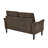 Elegant Tufted Loveseat with Easy Assembly