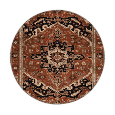 Tapis turc intérieur et extérieur brun
