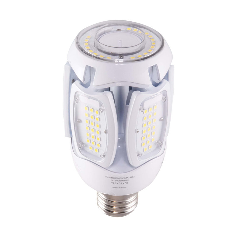 40 watts (équivalent de 300 watts), ampoule à DEL corncob, ampoule non à intensité variable, lumière du jour (5 000 k) EX39/pied de lit à culot surélevé