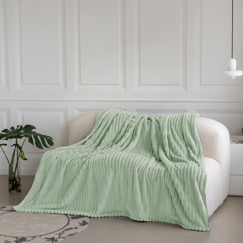 BELLISSIMA PLUSH THROW, 42cm x 28cm , Green