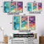 Ensemble de salon mural Cilgia - Aurora Borealis-107739381-107739376