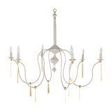 Tracy 6 - Light Candle Style Chandelier