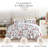 Merry and Bright Oversized Reversible Holiday Bedding Down Alternative Comforter Set with shams-102538383