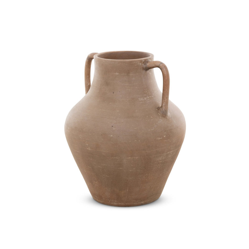 Atrani 17.5'' Terracotta Table Vase, Aged Natural