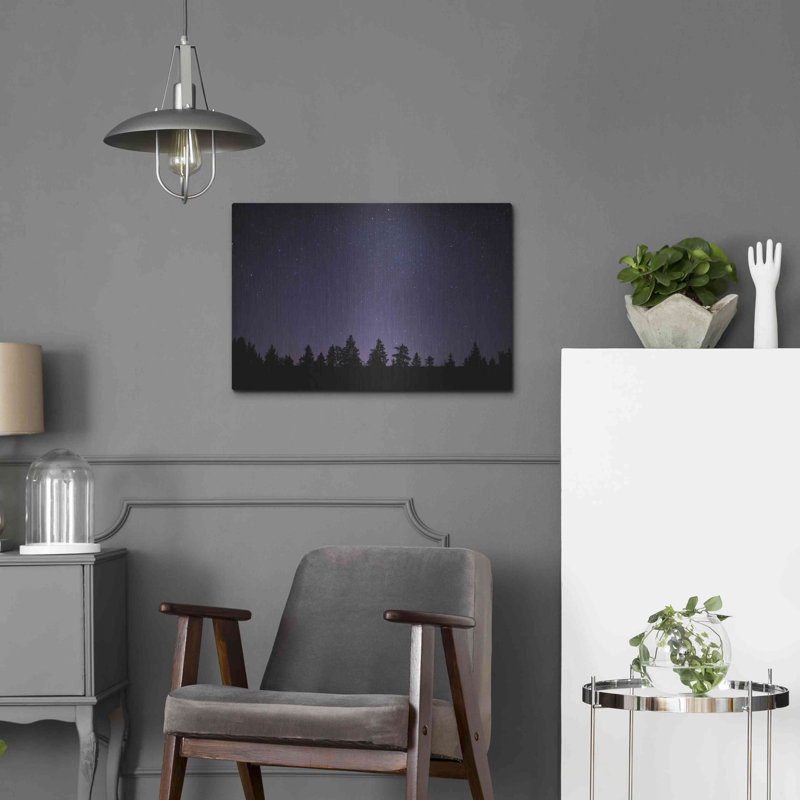 «Twilight Stars» par Inconnu, art mural en métal, H 16 po x l 24 po