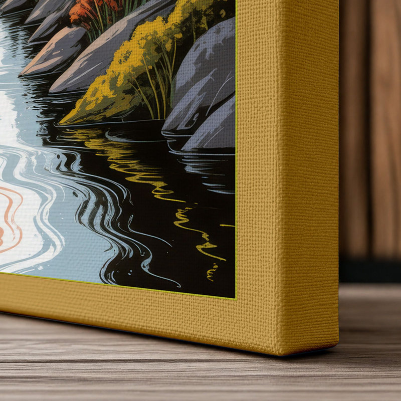 Print, 18x12 - 45.7 x 30.5 cm, Ochre Border