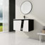 Meuble-lavabo flottant mural avec lavabo en céramique-9606823