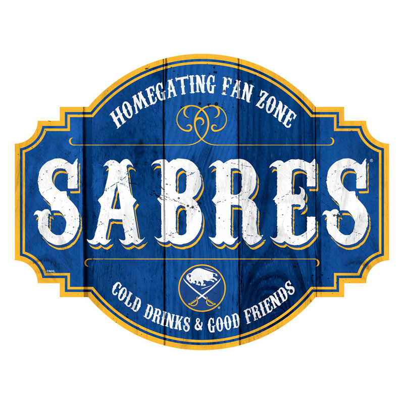 Rustic Entertainment Wall Decor, Buffalo Sabres