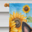 Drapeau de la maison du tournesol Malamute d'Alaska-112706367
