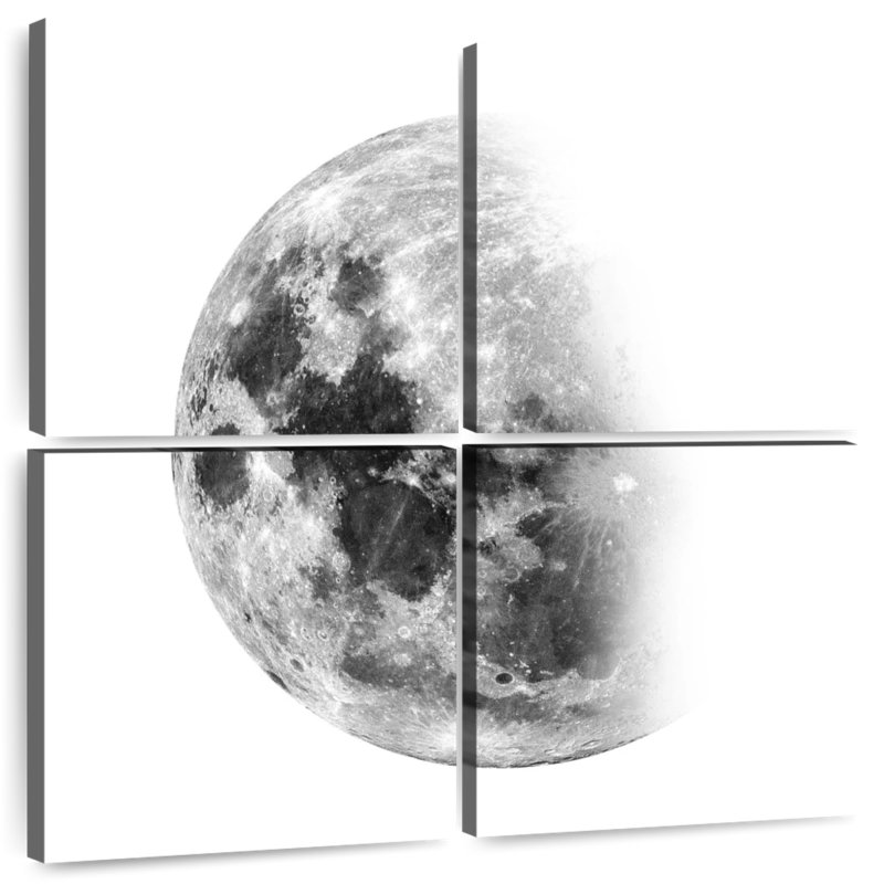 Oberle Moon Waning I, 74" H x 74" W