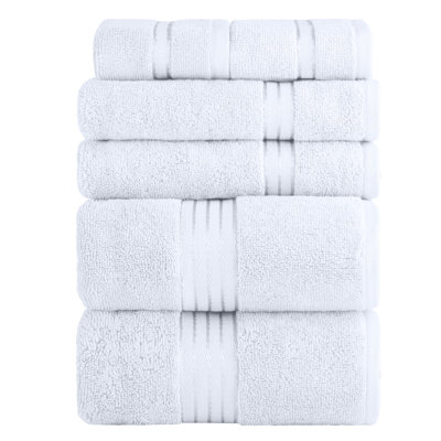 Jordan-Dale Cotton Bath Towel Set - Bathroom Accessories with Machine Washable Towels
