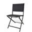 Ensemble de bistro 3 pièces, ensemble de table de patio pliable et chaises, ensemble de mobilier d'extérieur, noir