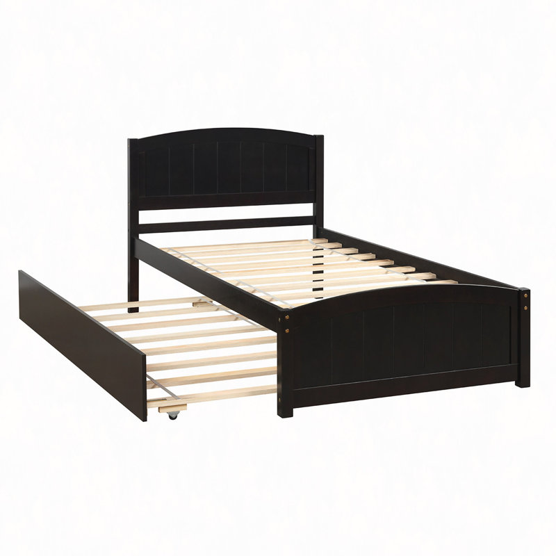 Lit plateforme avec lit gigogne