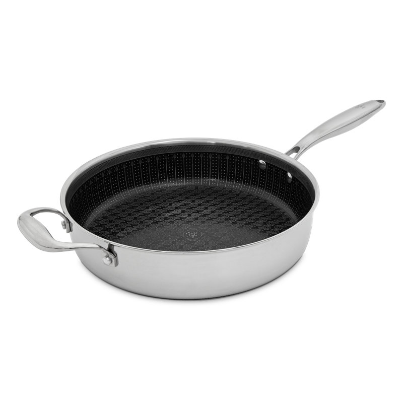 Casserole et couvercle à sauter hybride 4 pintes de Hell's Kitchen