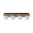 Oak 4-light Glass Shade Wall Sconces-992152137