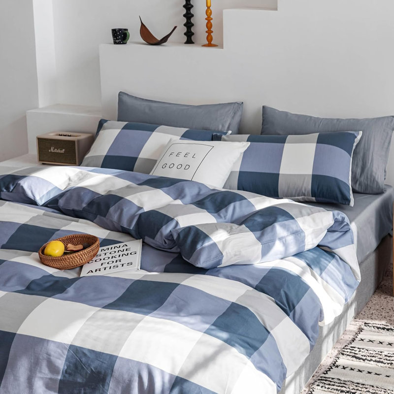 Ensemble d'édredon en microfibre de style moderne