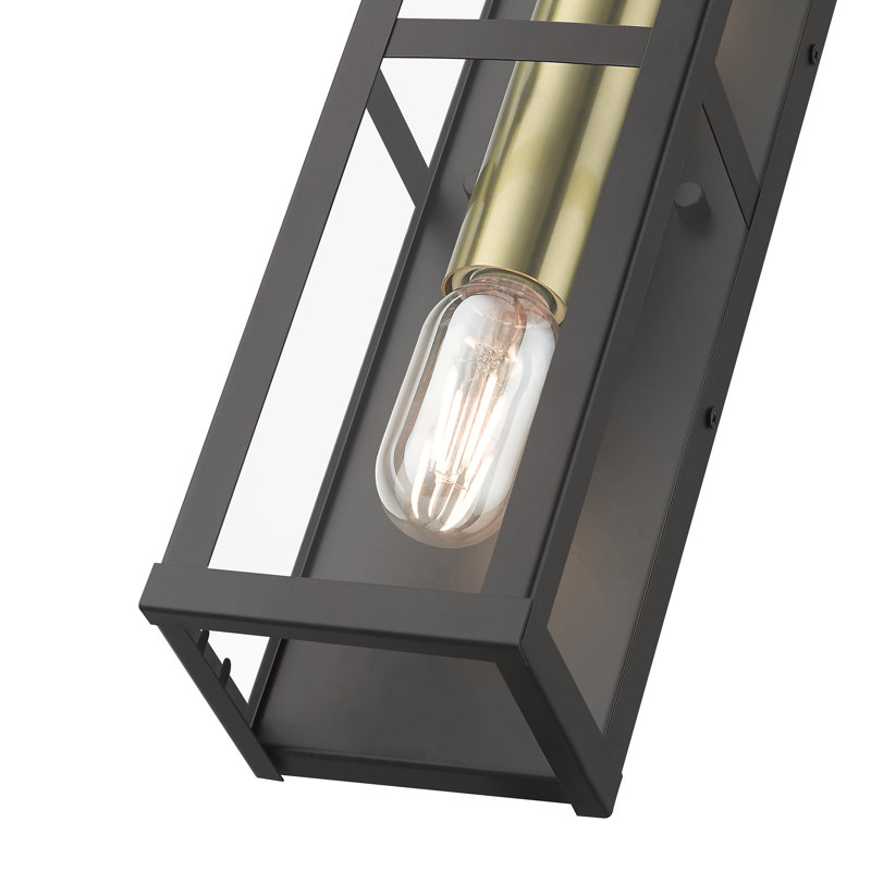 Faige Steel Wall Light, Bronze