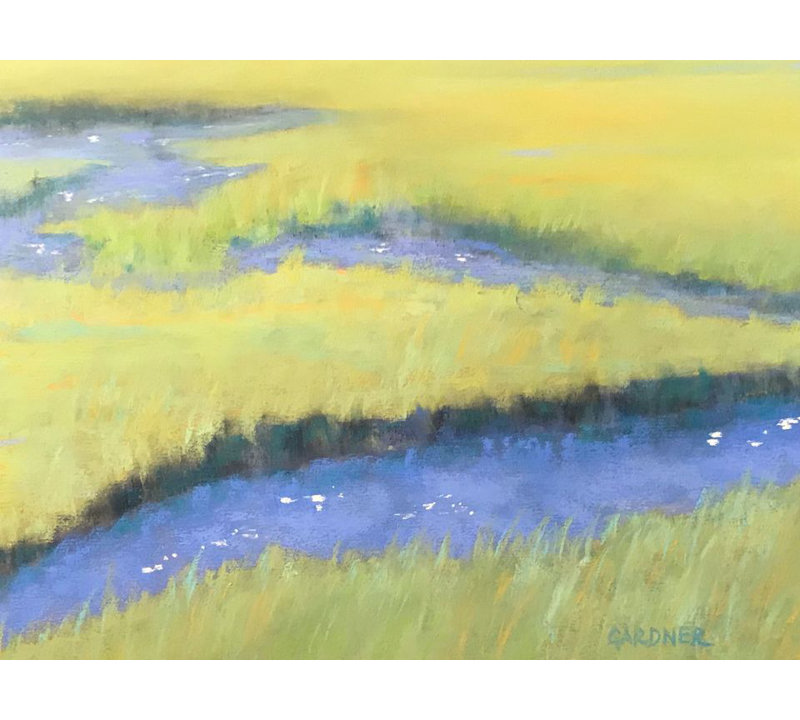 Summer's Song Print by Dina Gardner, 18" H x 24" W x 1.5" D, Wrapped Canvas, No Mat