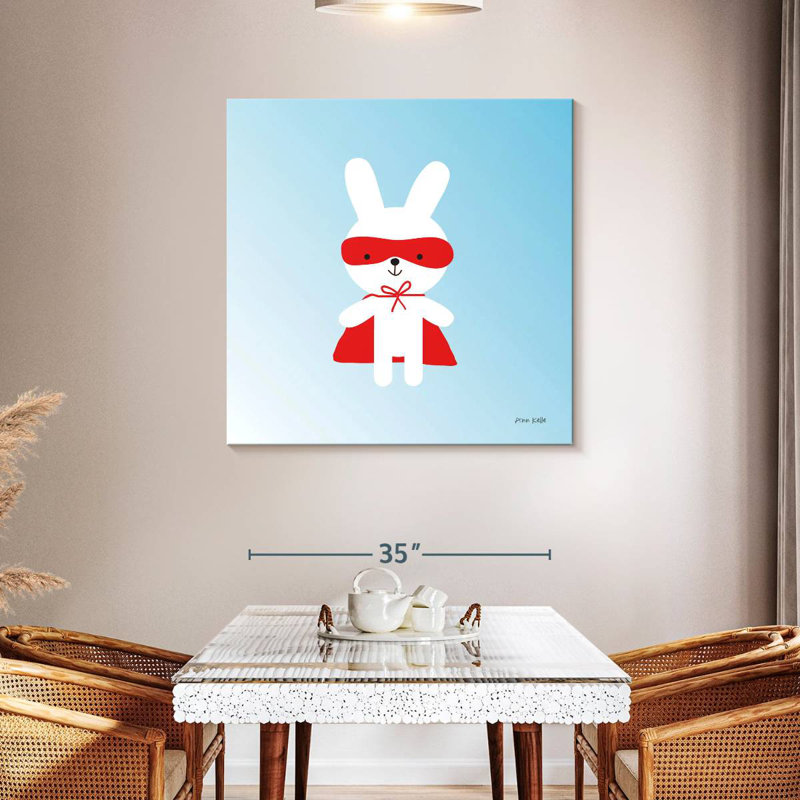 Ashelle Rabbit Super Hero, 39" H x 39" W