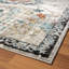 Tapis oriental à motif floral sans perte de poils-167809357