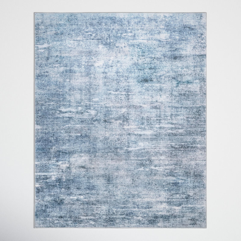 Katia Abstract Machine Washable Accent Rug for Living Room Bedroom Dining Room Entryway Kitchen, Rectangle 8' x 10'