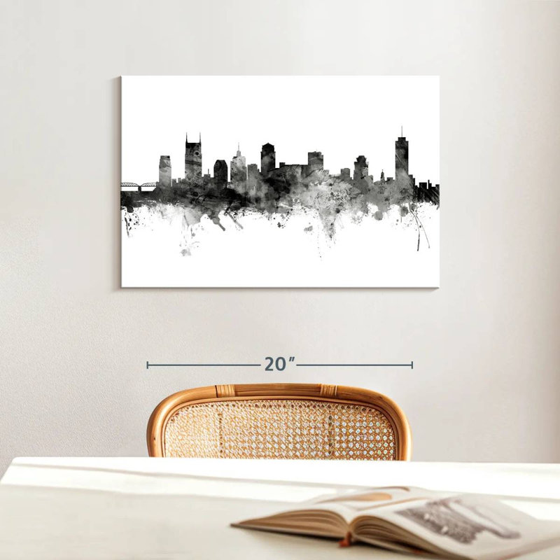 Kavia, Nashville, Tennessee, horizon huit, H 16 po x l 24 po