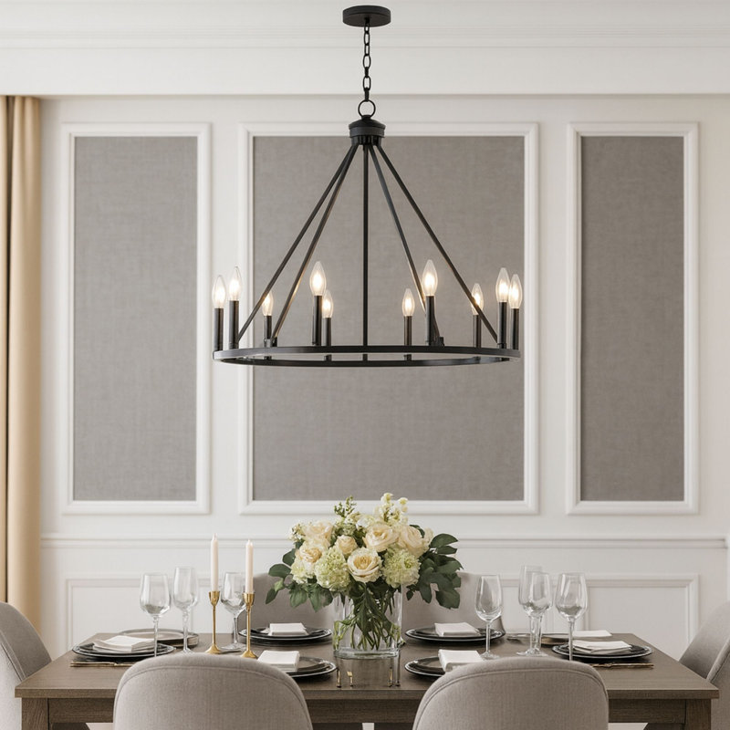 Myllwyck 8-Light 28.06” Wide Chandelier