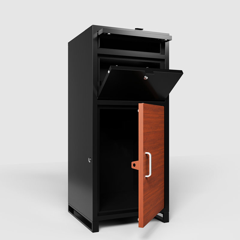 Floor Standing Parcel Compartment - Safe And Weather- Drop Box For Porch With Function