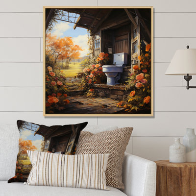 " Toilet Autumn Retreat Impressionistic "