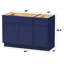 Base de meuble-lavabo simple 48 po seulement-96923020